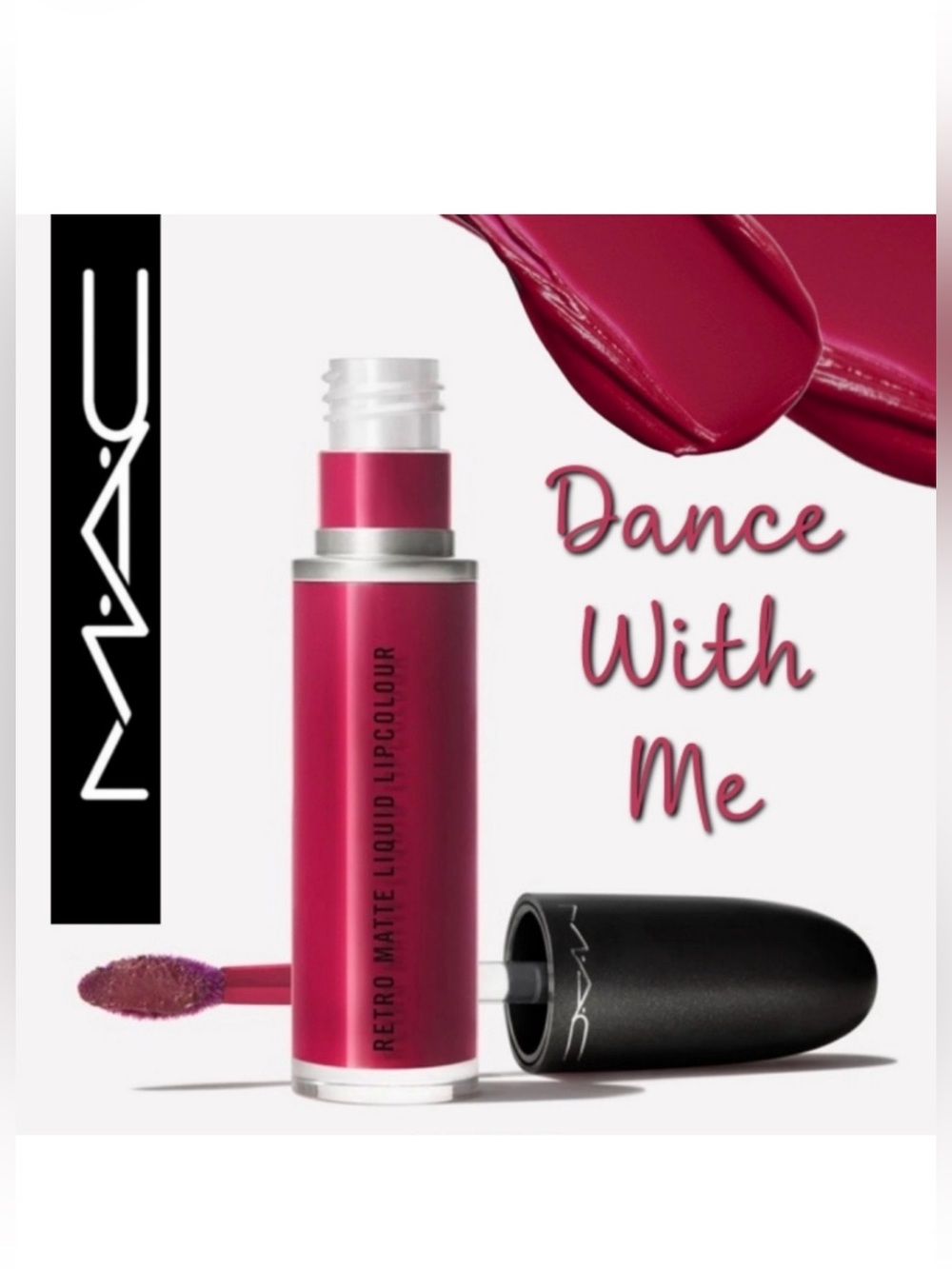 Mac Retro Matte Liquid Lipcolor Dance With Me Cranberry Brand New in Box